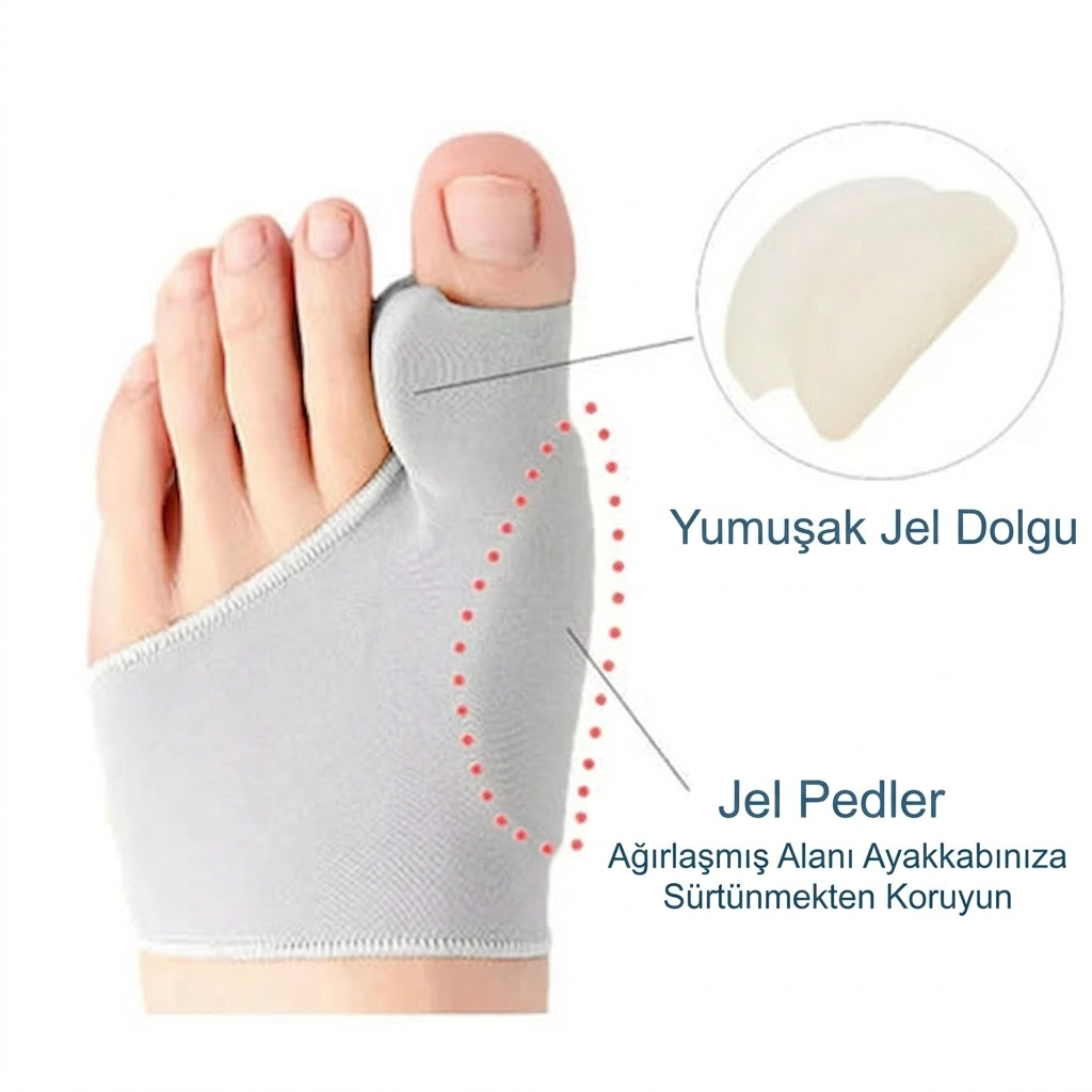 Ortopedik Baş Parmak Düzeltici – Anında Rahatlık & Doğal Hizalama