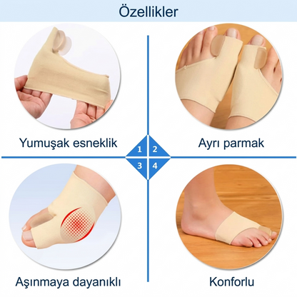 Ortopedik Baş Parmak Düzeltici – Anında Rahatlık & Doğal Hizalama